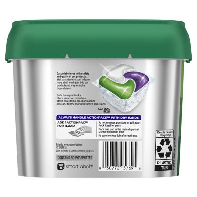 Image showing  Platinum Dishwasher Pods, Fresh Scent, 34 ct.