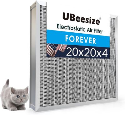 UBeesize 20 x 20 x 4 in. Aluminum Reusable Air Filter