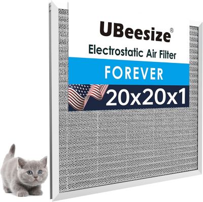 UBeesize 20 x 20 x 1 in. Aluminum Reusable Air Filter