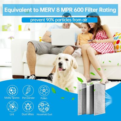 Image showing 5 th UBeesize 20 x 24 x 1 in. Aluminum Reusable Air Filter