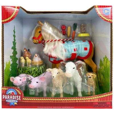 Paradise Horses Animals on the Farm Playset
