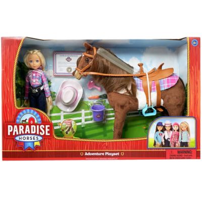 Paradise Horses 10 in. Doll and Horse Playset, TSC5532