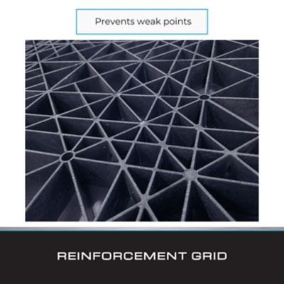 Image showing  ABS/Plastic Foundation Pads 16 in. x 22.5 in. 2.5 sq. ft. (360 sq. in.) , 4 pk.