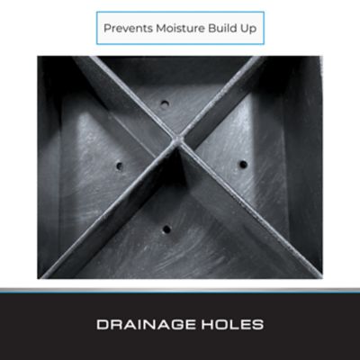 Image showing  ABS/Plastic Foundation Pads 16 in. x 22.5 in. 2.5 sq. ft. (360 sq. in.) , 4 pk.