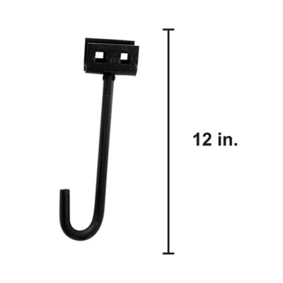Image showing 1 th Tie Down 12 in. J Rod Concrete Anchor Heavy-Duty 4,725 lb. Capacity with Swivel Head for Secure Wet Concrete Installation, 4 pk.