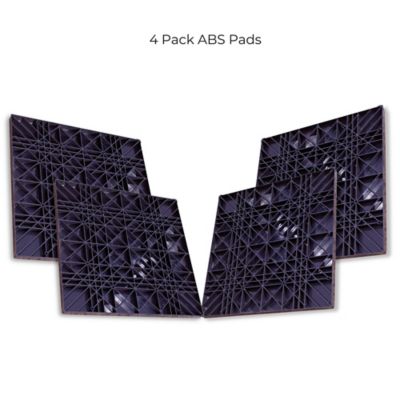 Tie Down ABS/Plastic Foundation Pads For Block and Steel Piers 16 in. x 18 in. 2 sq. ft. (288 sq. in.) , 4 pk.