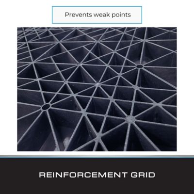 Image showing  ABS/Plastic Foundation Pads For Block and Steel Piers 16 in. x 18 in. 2 sq. ft. (288 sq. in.) , 4 pk.