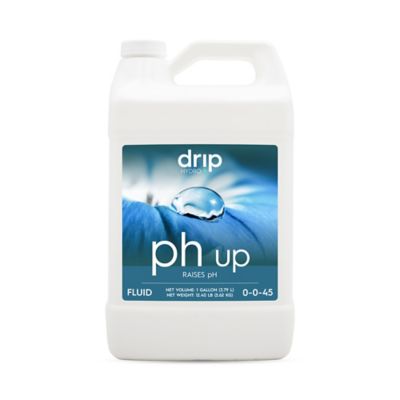 Drip Hydro 1 gal. (128 oz.) pH Up pH Buffer Hydroponic Nutrient Solution, 1 pk.
