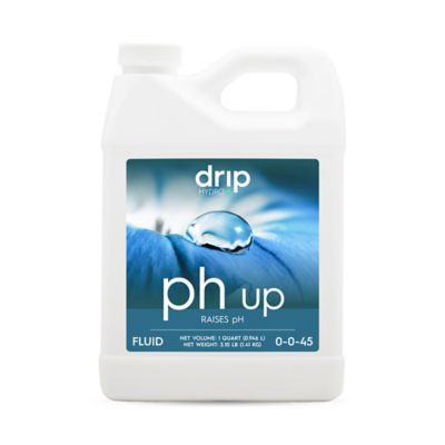 Drip Hydro 1 qt. (32 oz.) pH Up pH Buffer Hydroponic Nutrient Solution, 1 pk.