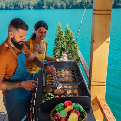 Image showing 9 th Royal Gourmet 6-Burner Large Cooking Capacity Propane Grill and Griddle 2 in 1, 78,000 BTU Output