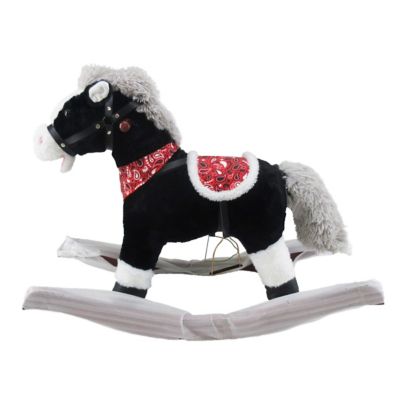 Red Shed Rocking Horse with Sound/Moving Mouth