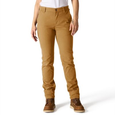 Carhartt Women's Relaxed Fit Mid-Rise Rugged Flex Canvas Work Pants
