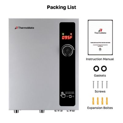 Image showing  27kW 240V Electric Tankless Water Heater, Reliable Hot Water for Home, Shop, Cabins