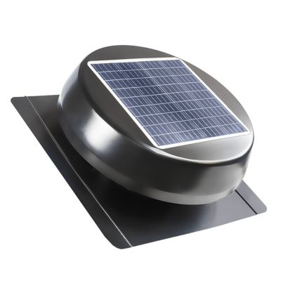 Maxx Air Solar Powered Roof Mount Fan with Integrated 25W Solar Panel, 1030 CFM