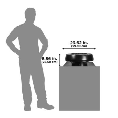 Image showing 9 th Maxx Air Solar Powered Roof Mount Fan with Integrated 25W Solar Panel, 1030 CFM