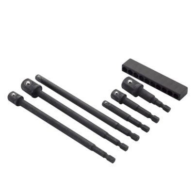 JobSmart 6 pc. 1/4 in. Hex Impact Socket Adapter Set