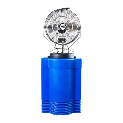 Maxx Air 18 in. 3-Speed High-Pressure Misting Fan with 40 gal. Tank, Blue