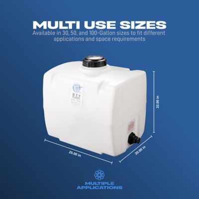 Image showing  Polyethylene PCO-30 gal. Tank For Water and Non-Flammable Liquids - Natural