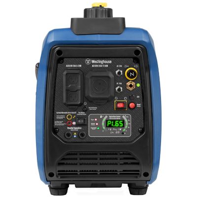 Image showing 9 th Westinghouse 2,800/2,200-Watt Dual-Fuel Portable Inverter Generator, RV-Ready, Gas/Propane, CO Sensor