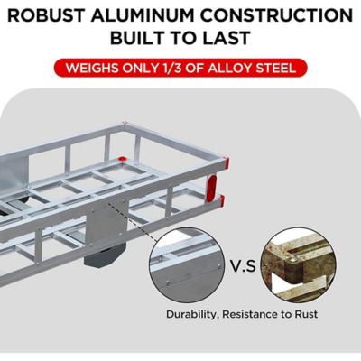 Image showing  500 lb. Aluminum Hitch Cargo Carrier