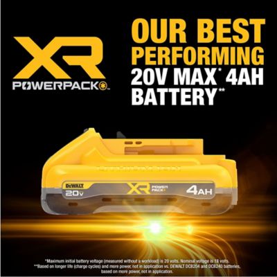 Image showing 3 th DEWALT 20V Max XR 4 Ah Battery