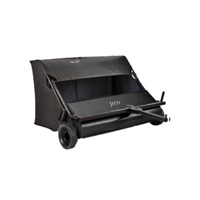 Jrco Lawn Sweeper 50 in. 26 cu. ft. Spiral Brush Offset Sweeping