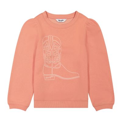 Wrangler Girls' Boot Print Sweatshirt