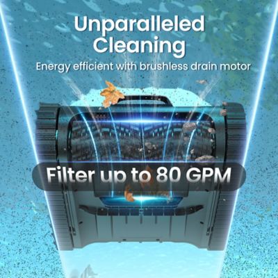 Image showing  Scuba N1 Cordless Robotic Pool Cleaner Vacuum for In-Ground Pools up to 1600 sq. ft., Lasts 150 min.