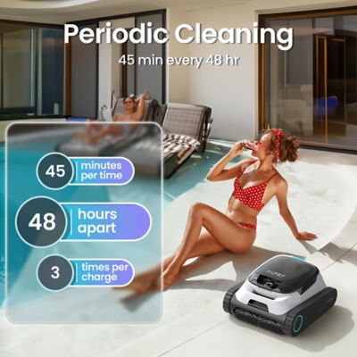 Image showing 6 th Aiper Intelligent Scuba N1 Cordless Robotic Pool Cleaner Vacuum for In-Ground Pools up to 1600 sq.ft., Lasts 150 min.