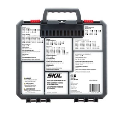 Image showing 2 th SKIL 120 pc. Drilling and Screw Driving Kit with Bit Grip