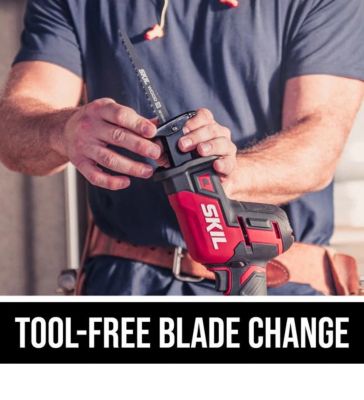 Image showing  Power Core 20 Brushless 20 V Compact Reciprocating Saw with 2Ah USB-C Battery and PD 45 W Charger