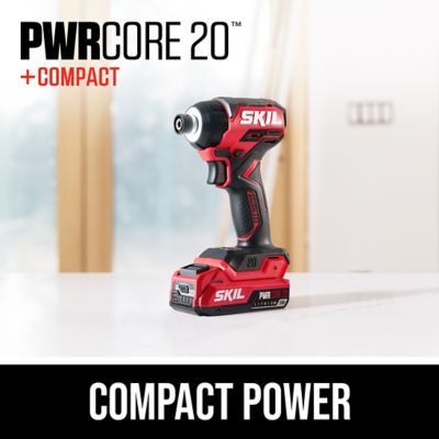 Image showing  Power Core 20 Brushless 20 V 1/4 in. Hex Compact Impact Driver
