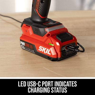 Image showing 4 th Skil PWR CORE Lithium 2.0Ah, 20V USB-C Battery