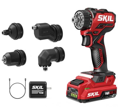 SKILSkil Brushless 20V Compact Multi-Head Drill Driver Kit