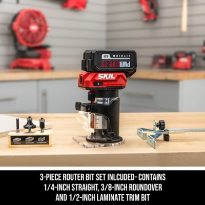 Image showing 2 th Skil 20 V Brushless Compact Router Kit
