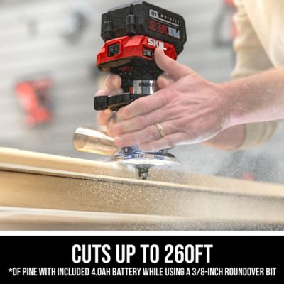 Image showing 3 th Skil 20 V Brushless Compact Router Kit