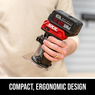 Image showing 4 th Skil 20 V Brushless Compact Router Kit