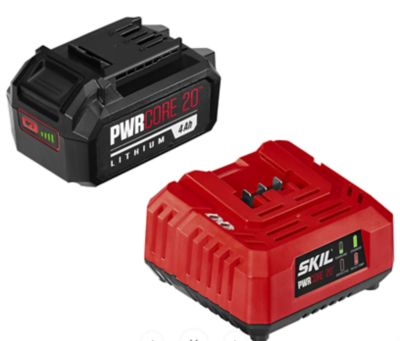 SKILSkil PWR CORE 20, 20V 4.0Ah Battery and Charger Starter Kit