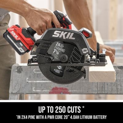 Image showing 1 th SKIL Power Core 20 Brushless 20 V 7-1/4 in. Circular Saw Kit