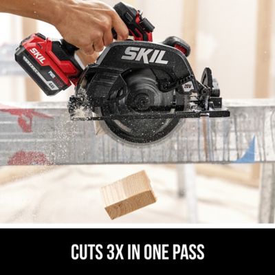 Image showing 2 th SKIL Power Core 20 Brushless 20 V 7-1/4 in. Circular Saw Kit
