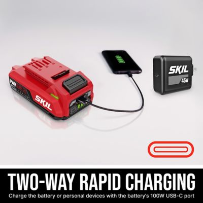 Image showing 6 th SKIL 12/20 V Brushless Flip Drill, 20 V Kit