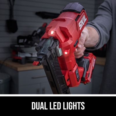 Image showing  Power Core 20, Brushless 20 V 18 ga. 1/4 in. Narrow Crown Stapler Kit
