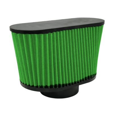Image showing 0 th Green Filter Oval Clamp on Filter ID-3.75 in. ODbase-8.69 in .x 5.69 in. H-6 in.