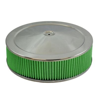 Green Filter Air Cleaner Assembly flat plate 14 in. Air Cleaner Height 4 in.
