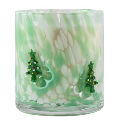 Red Shed Nordic Fir Scented Christmas Tree Icon Glass Candle, 10 oz.