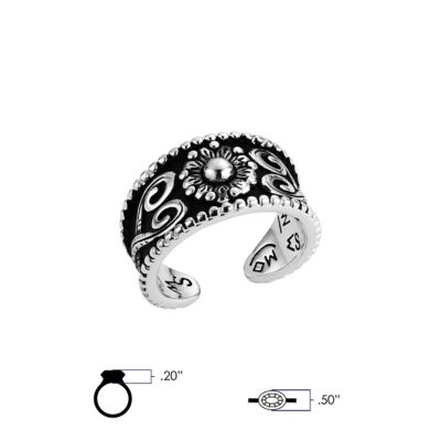 Image showing  Blooming Scroll Ring