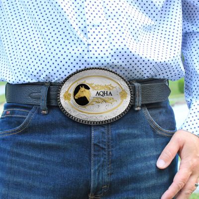 Image showing  Golden Gait AQHA Buckle