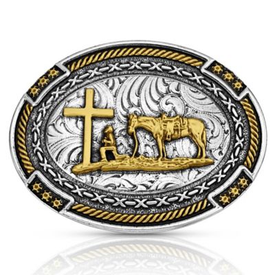 Montana Silversmiths Cowboy Credence Buckle
