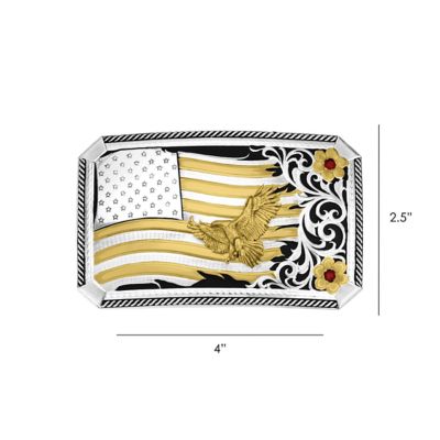 Image showing  Noble Pride American Made Buckle With Eagle