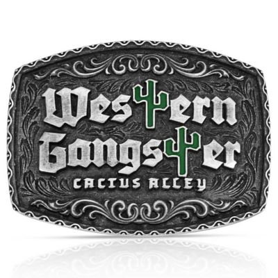 Montana Silversmiths Western Gangster Buckle